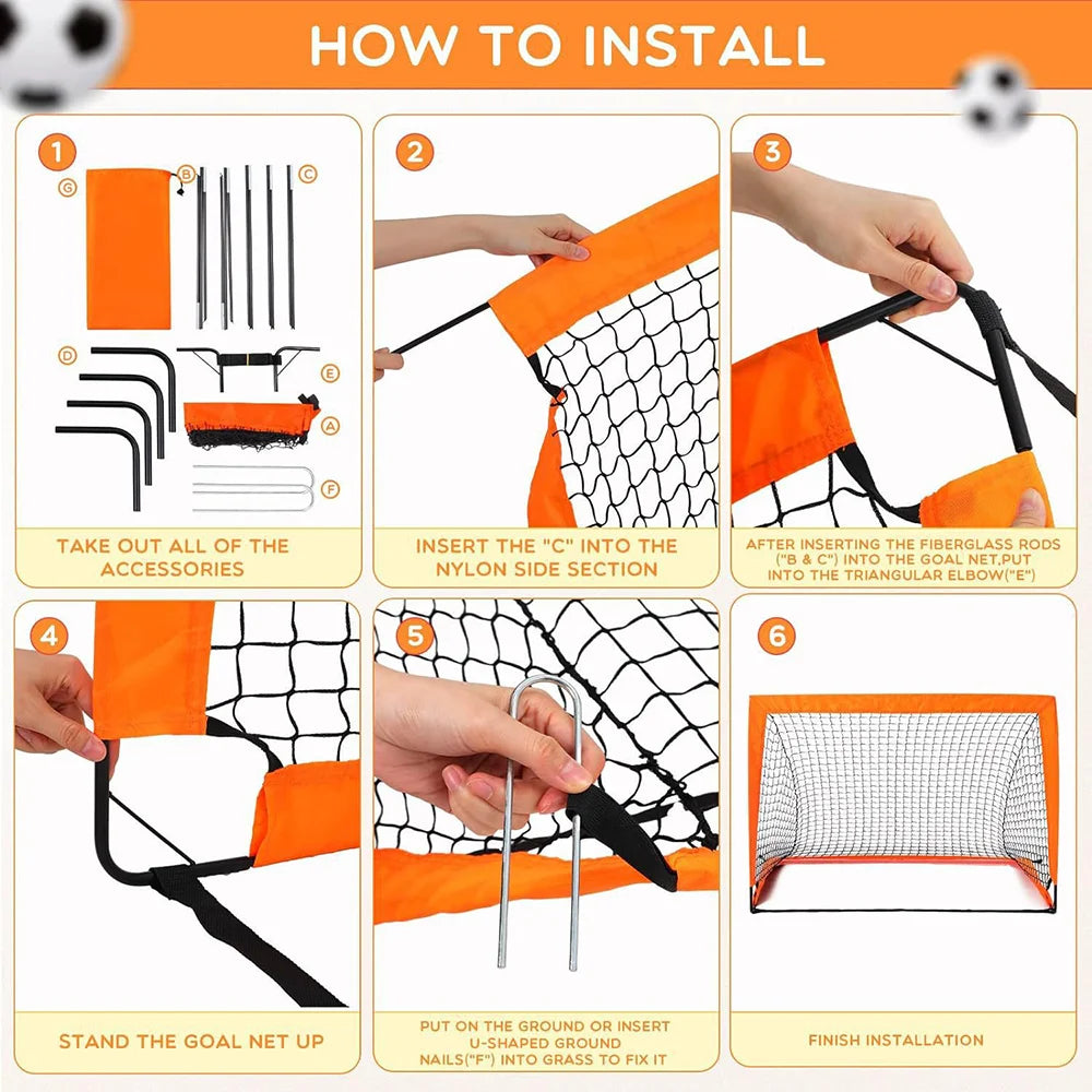 Pop Up Soccer Goal Net