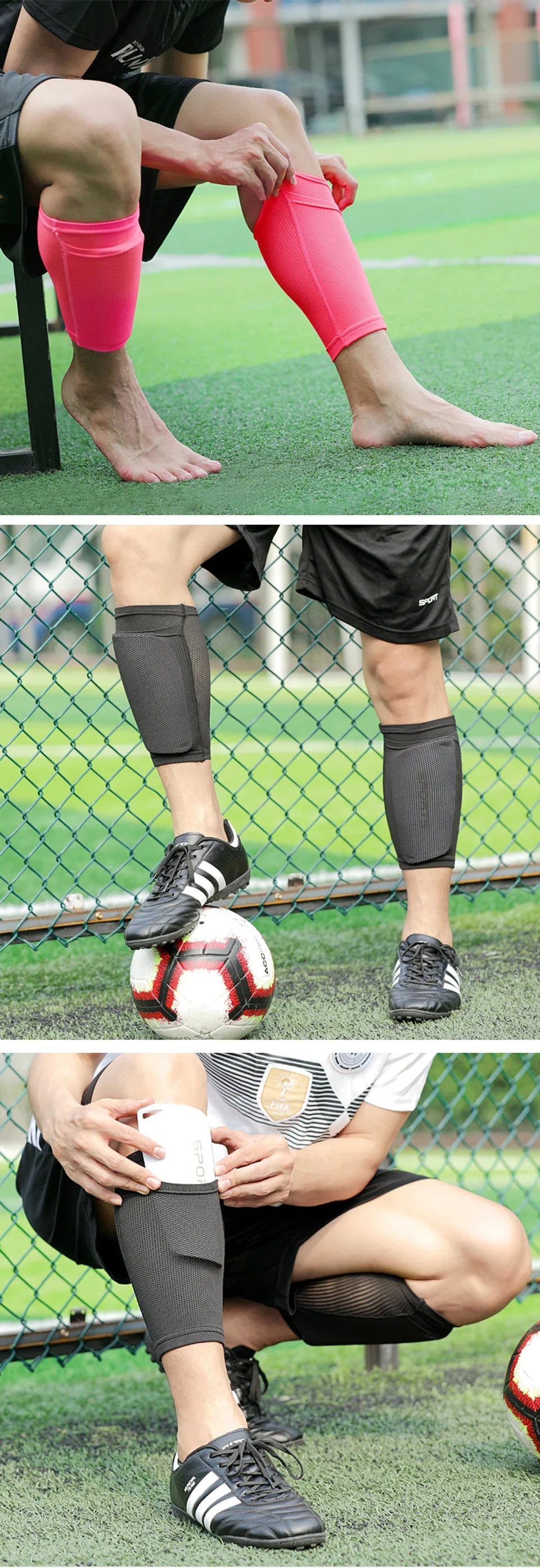 Lightweight Soccer Shin Guards