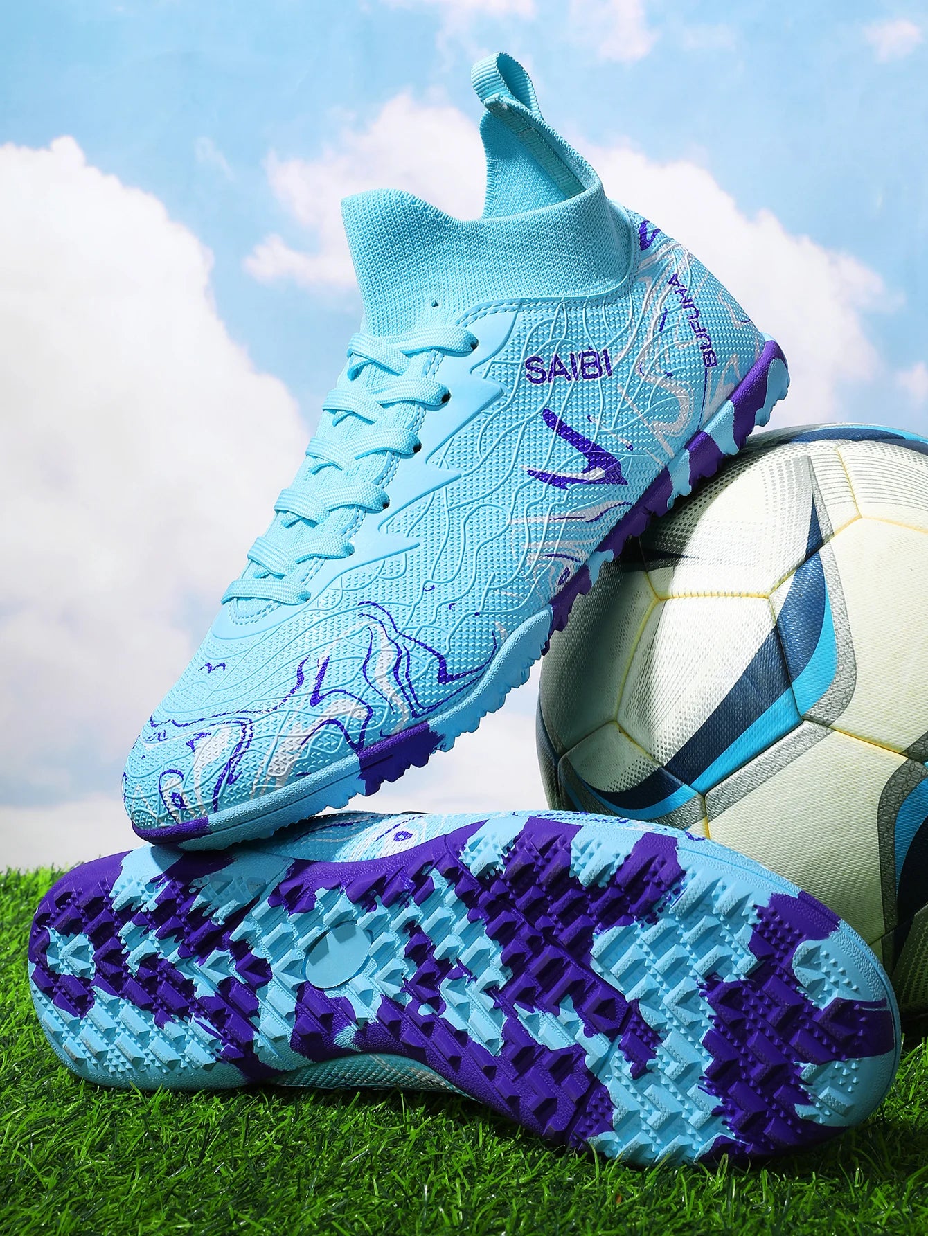 High Top Soccer Boots