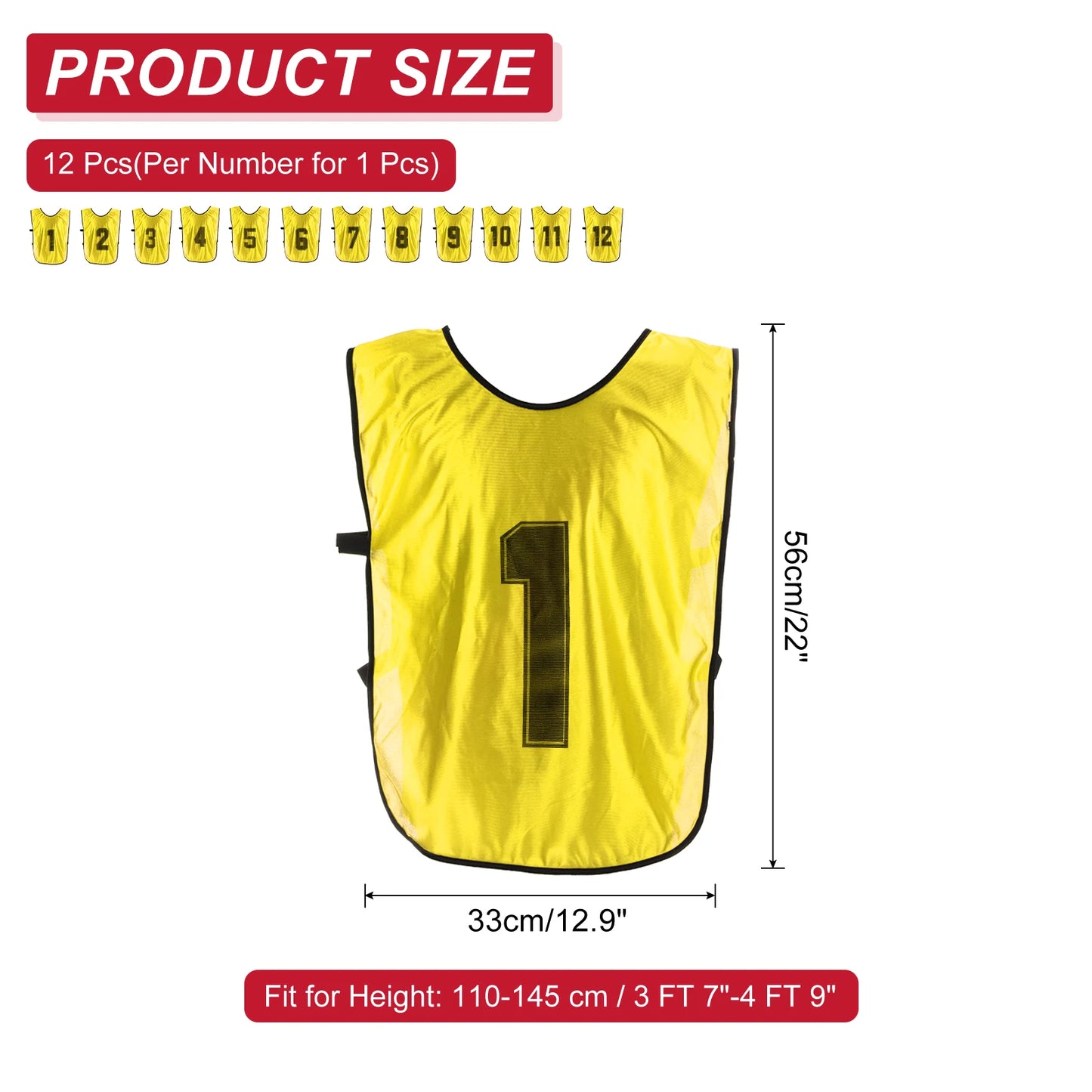 Soccer Training Bibs Set