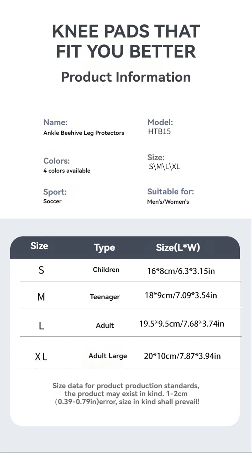 EVA Soccer Shin Guards