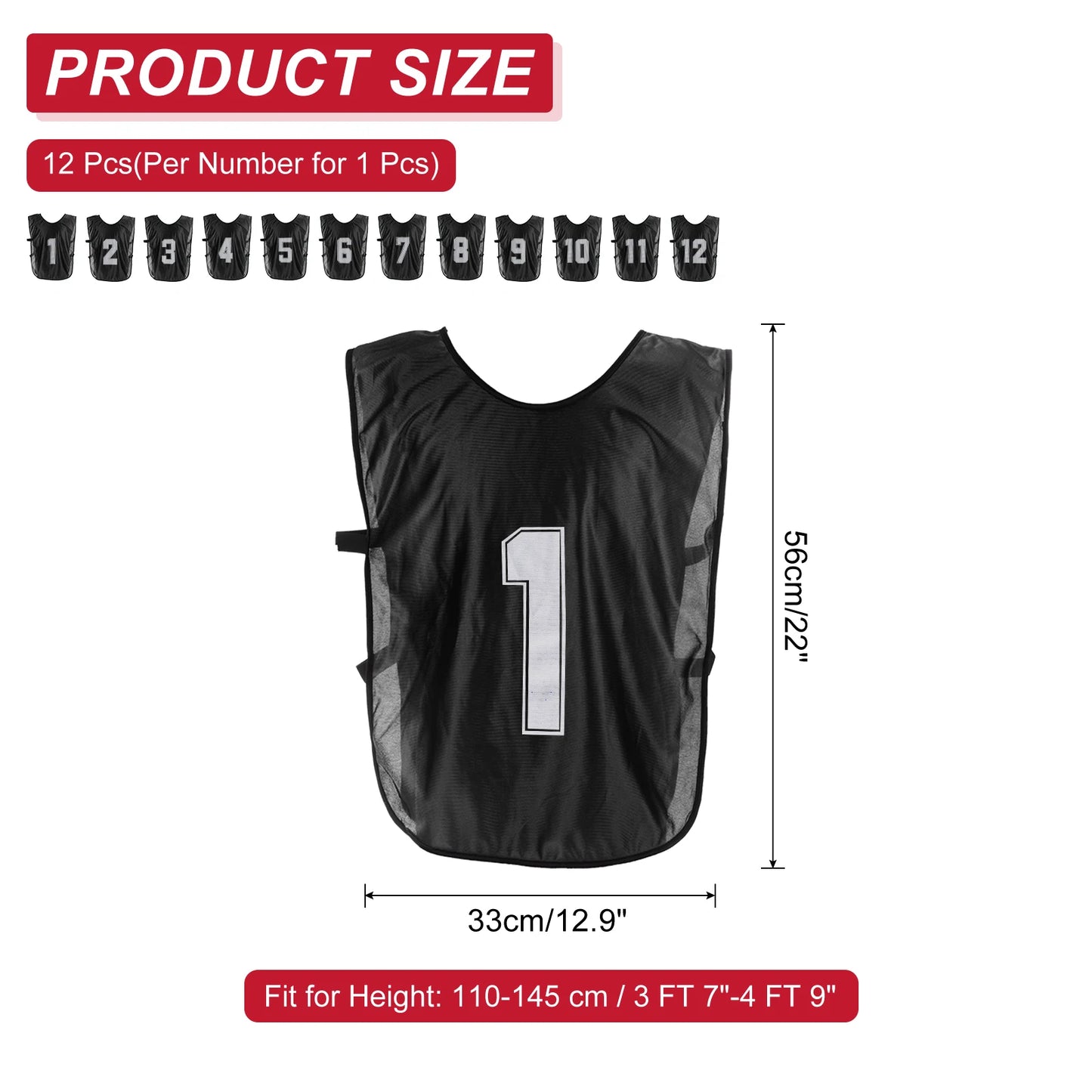 Soccer Training Bibs Set