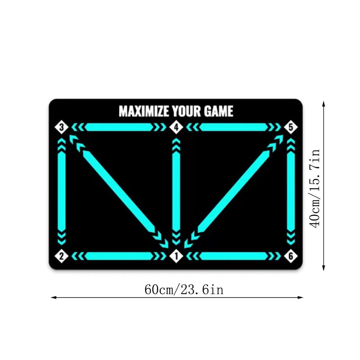 Football Dribble Training Mat