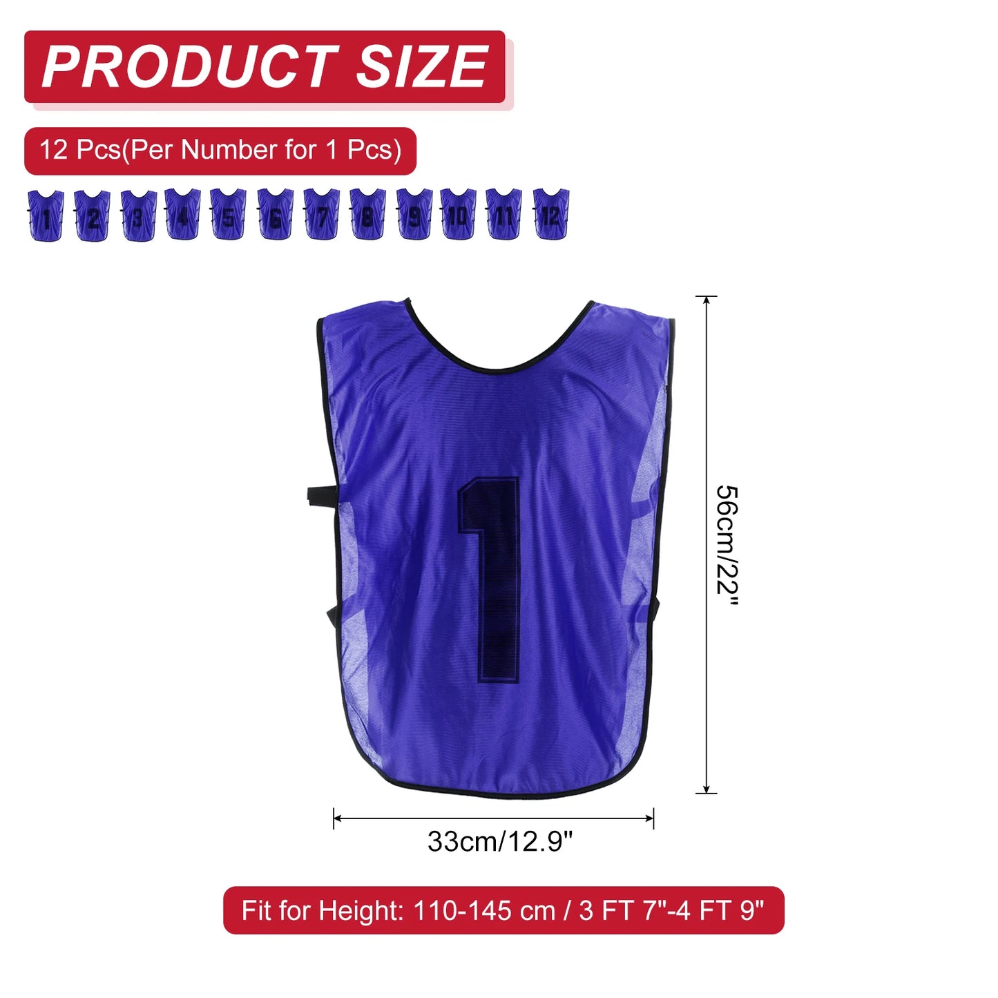 Soccer Training Bibs Set