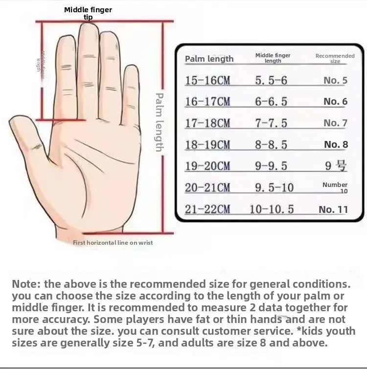 Breathable Football Goalie Gloves