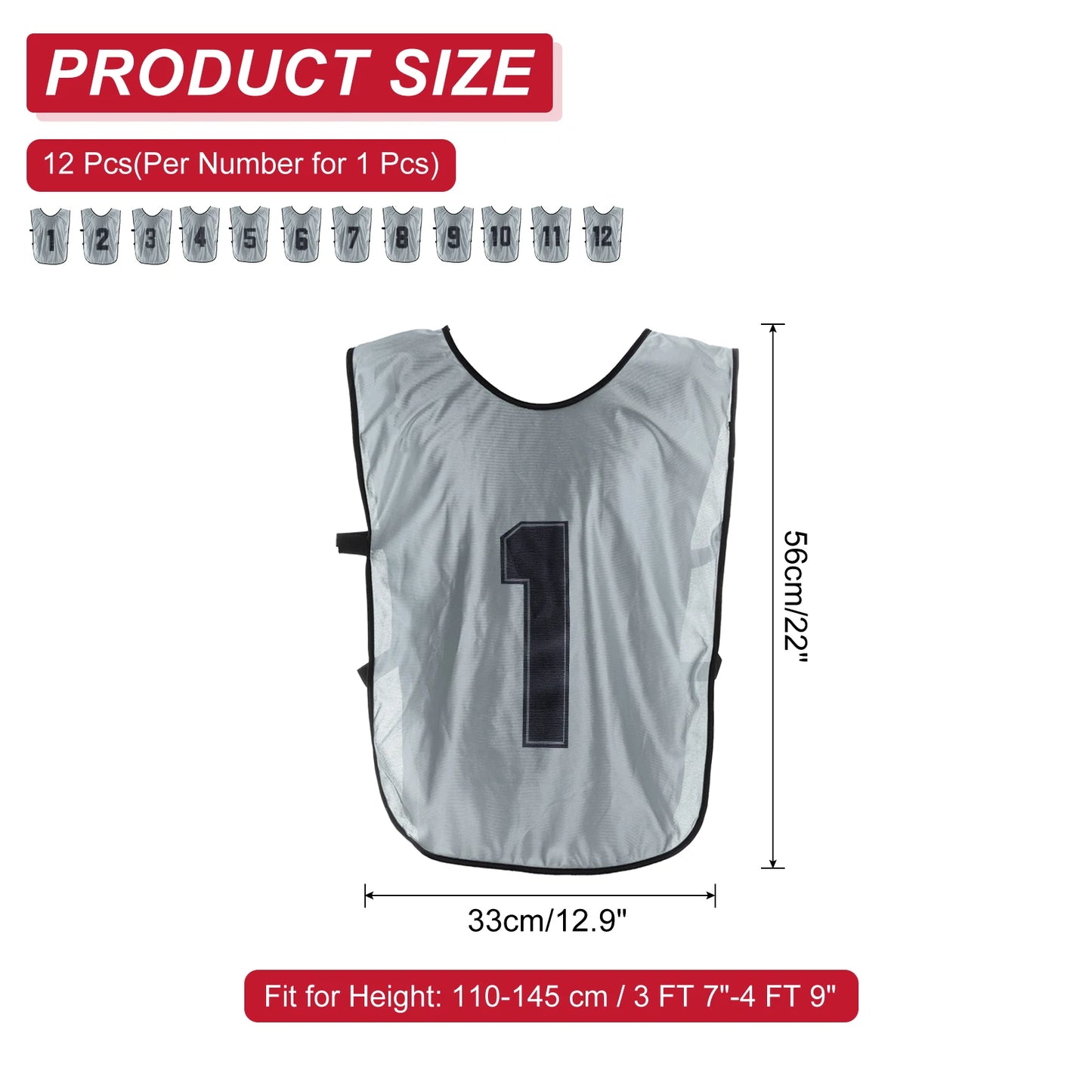 Soccer Training Bibs Set