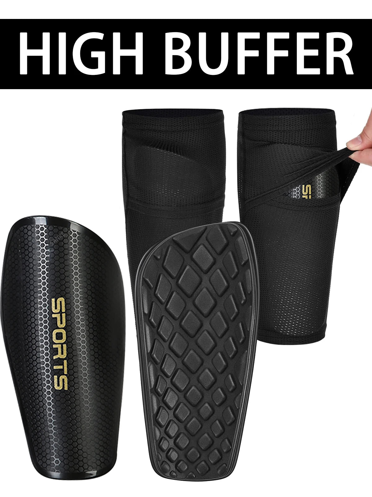 Professional Soccer Shin Guards
