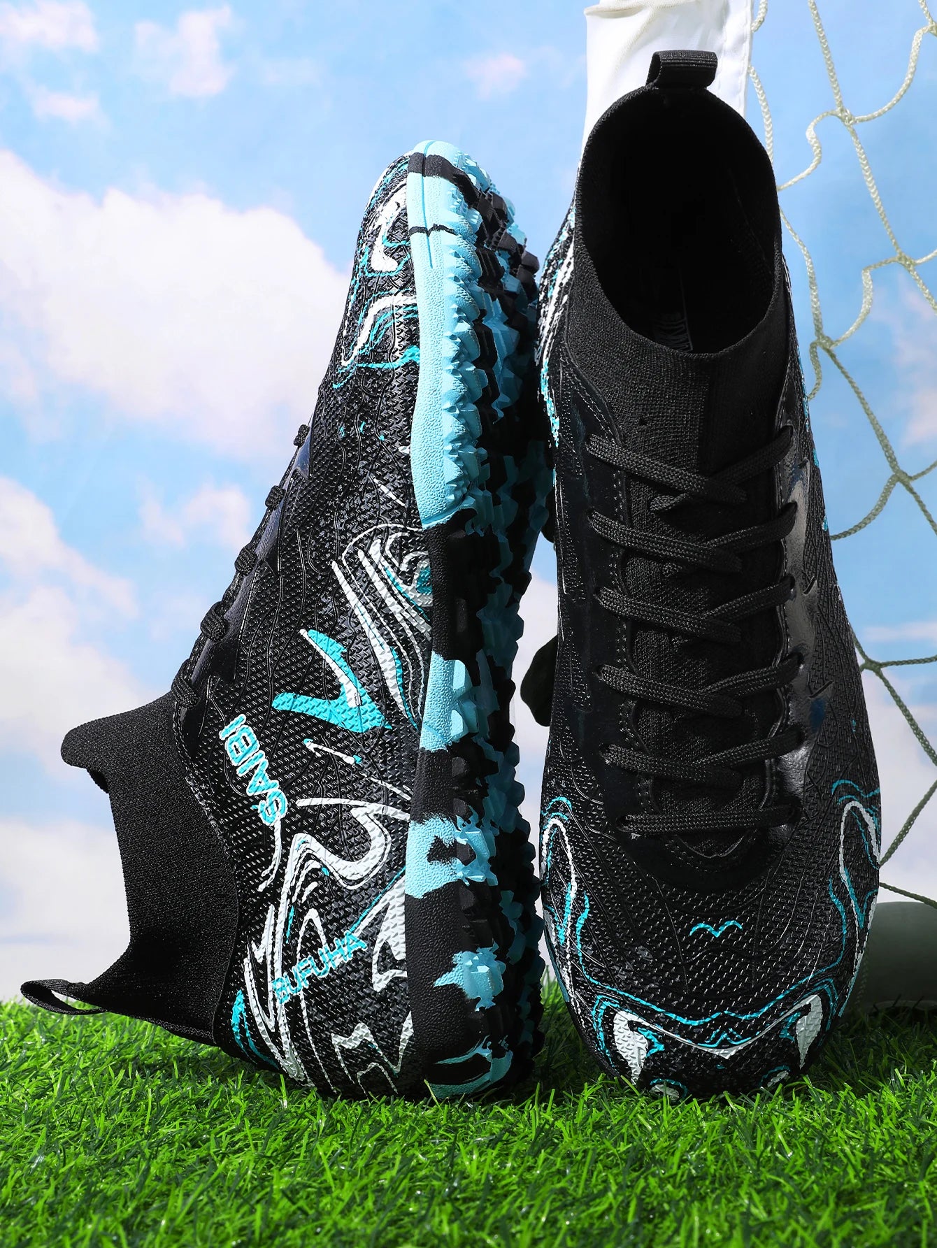 High Top Soccer Boots