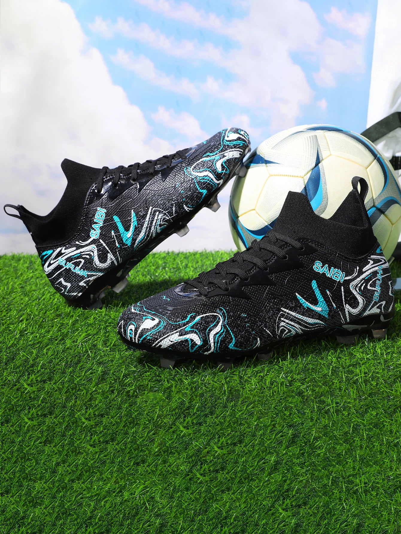 High Top Soccer Boots