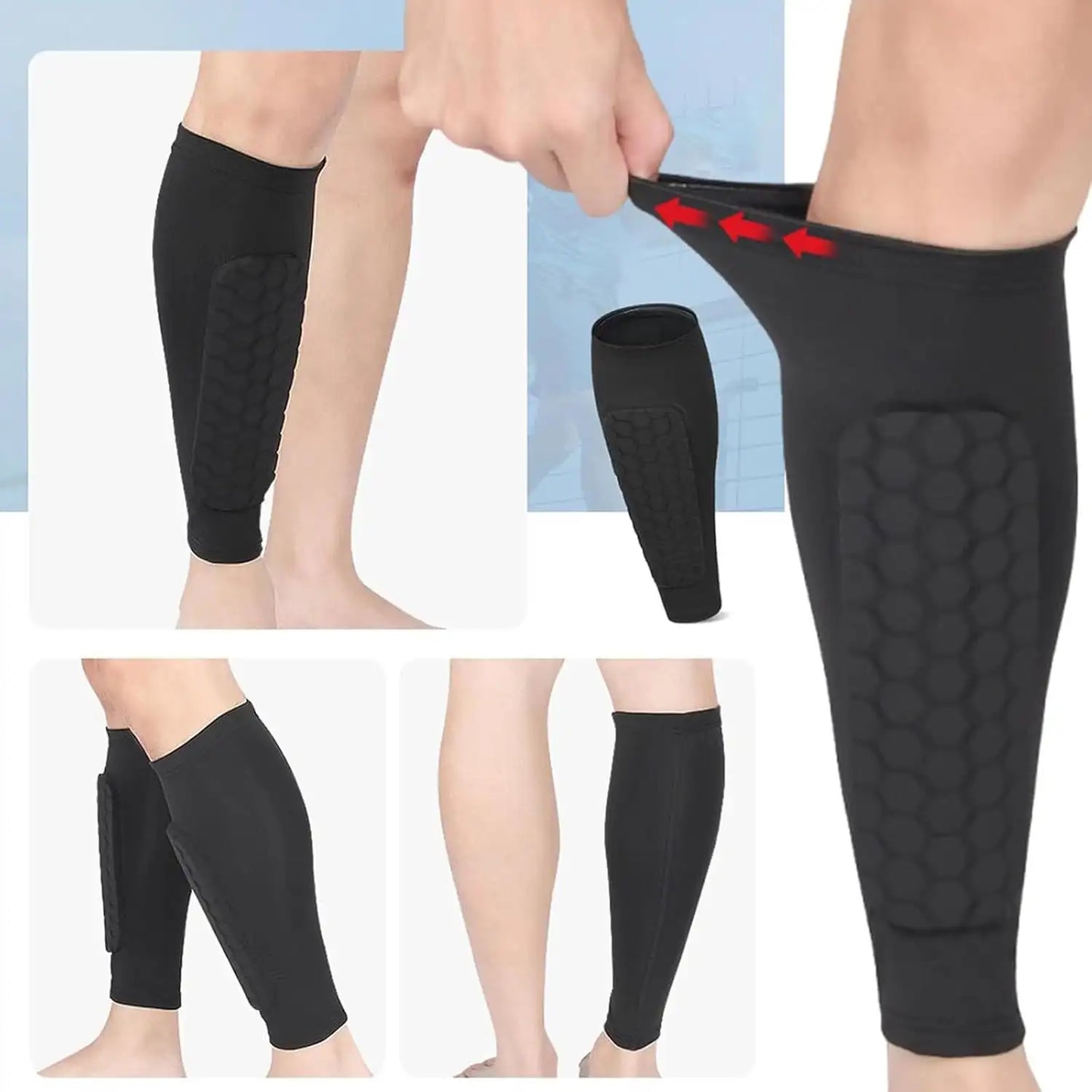 Compression Shin Guard Sleeves