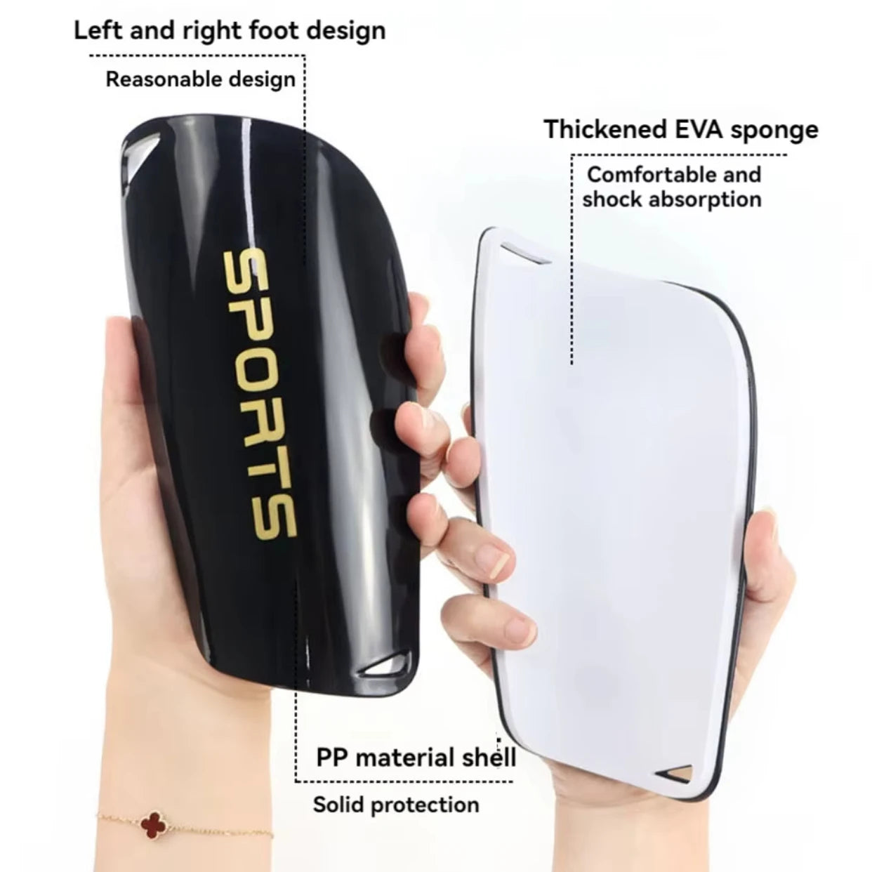 Lightweight Soccer Shin Guards